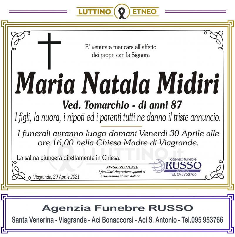 Maria Natala  Midiri 